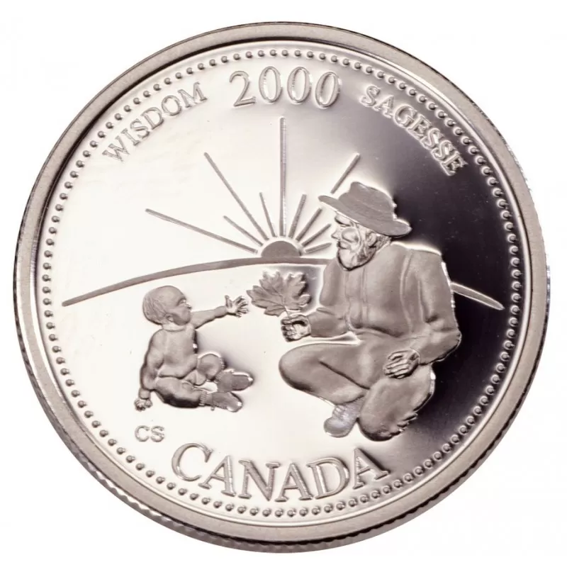 2000 Canadian 25-Cent Wisdom/September Millennium Quarters Series